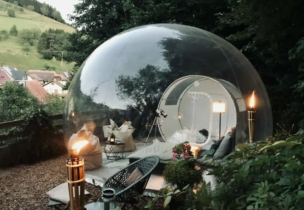 pop-up bubble tent