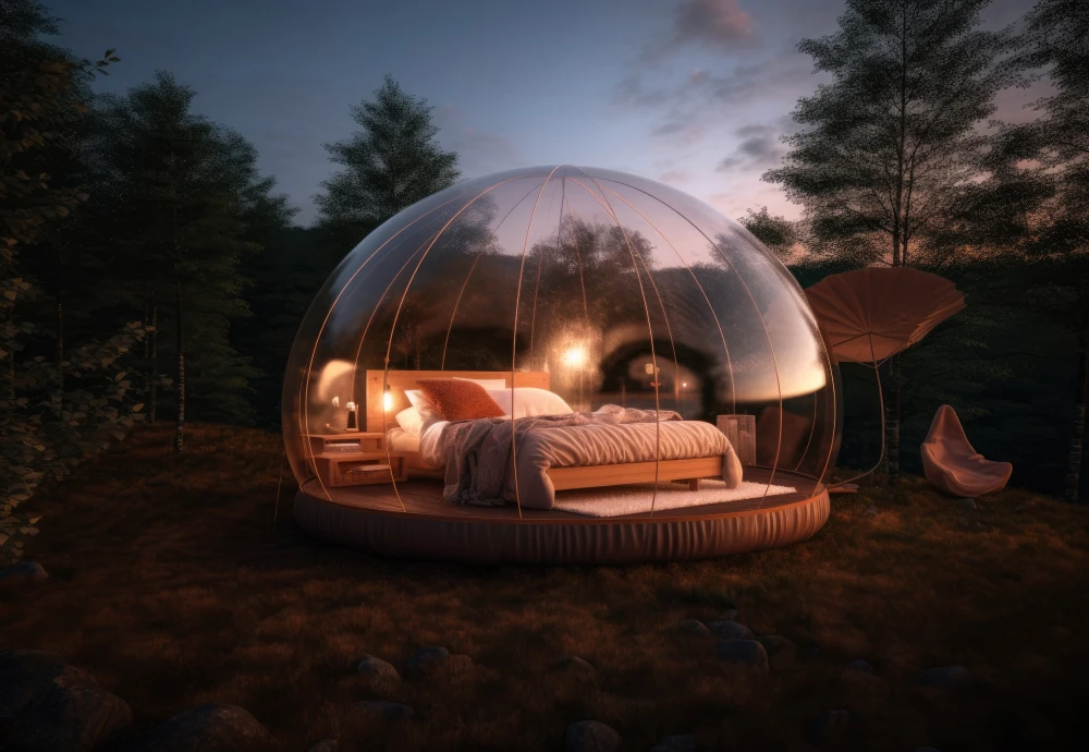 under the stars bubble tent