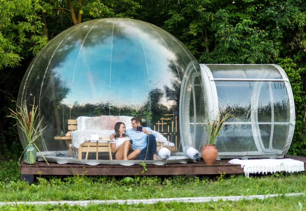 under the stars bubble tent