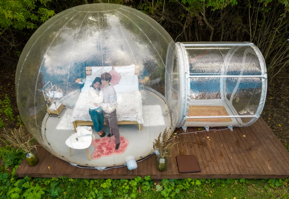 large bubble tent